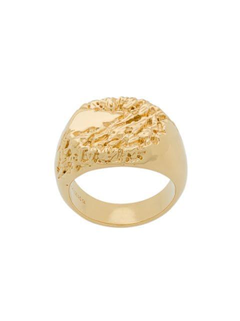 Rock signet ring by MARIA BLACK