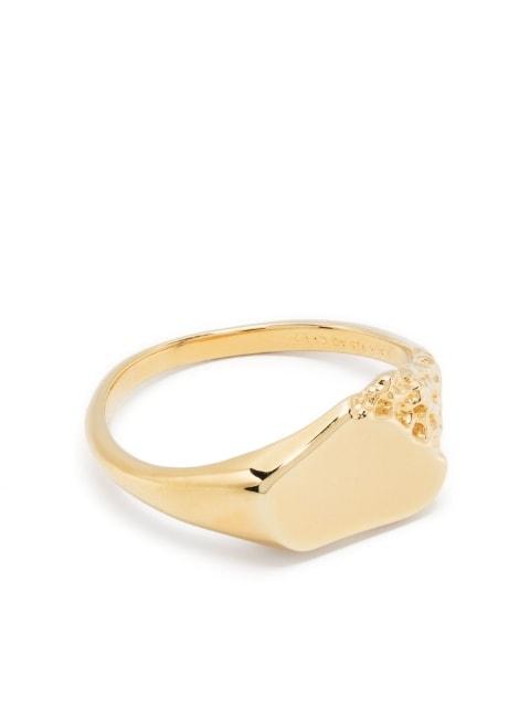 Sawyer gold-plated silver ring by MARIA BLACK