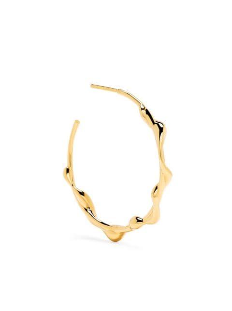 gold Nuri 35 hoop earring by MARIA BLACK