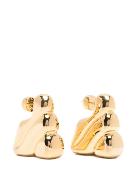 medium Bogota wavy earrings by MARIA BLACK