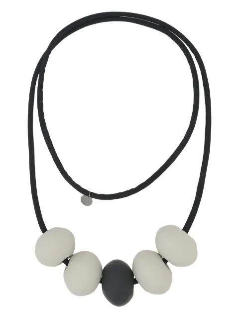 Infinity Loop necklace by MARIA CALDERARA