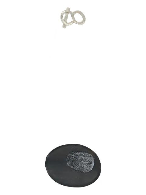 Thumbprint necklace by MARIA CALDERARA