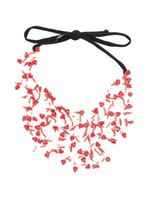 beaded necklace by MARIA CALDERARA