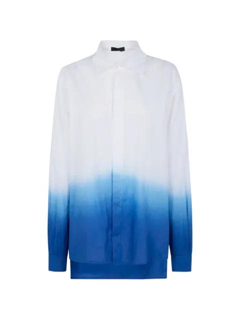 dip-dye shirt by MARIA CALDERARA