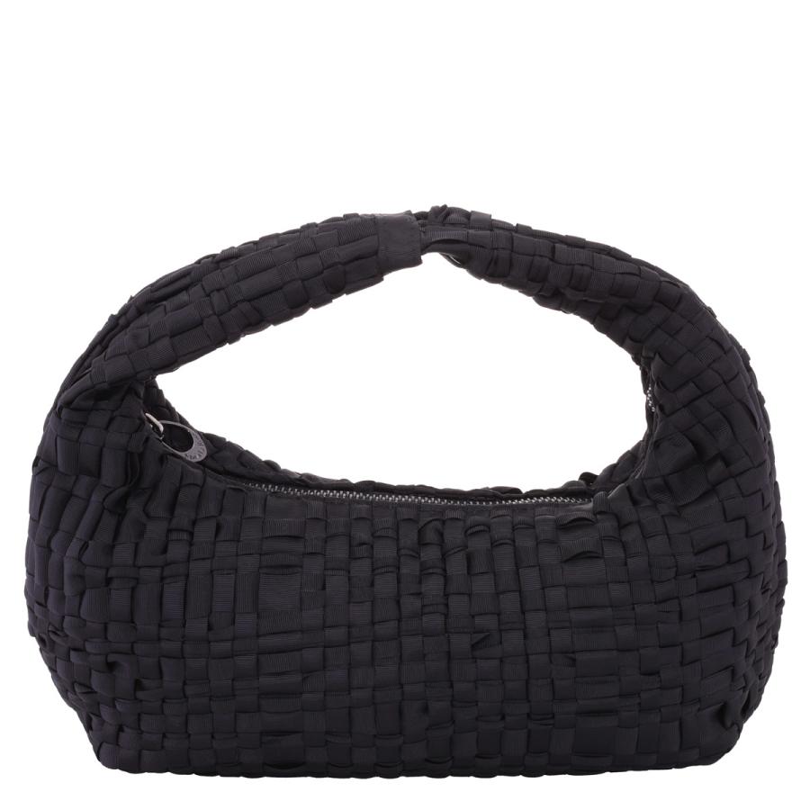 Maria La Rosa Rebirth Woven Ribbon Top-Handle Bag by MARIA LA ROSA