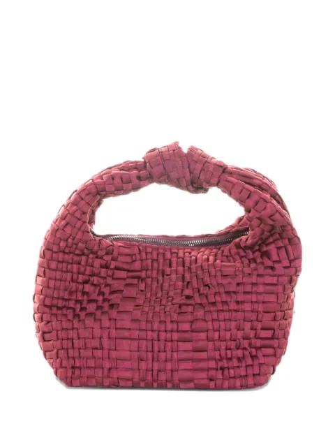 mini Datolite woven-texture shoulder bag by MARIA LA ROSA