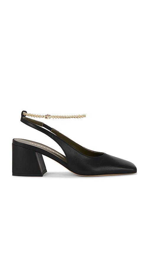 Maria Luca Ilaria Slingback Heel in Black by MARIA LUCA