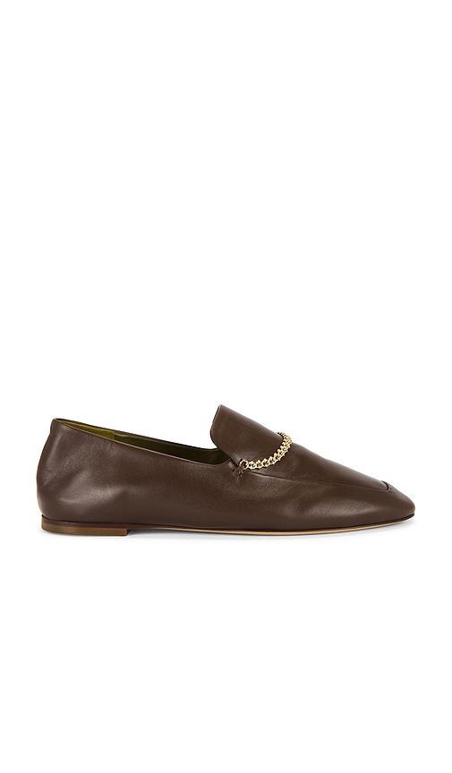 Maria Luca Nina Moccasin in Brown by MARIA LUCA
