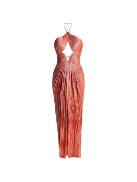 Adriana cut-out midi dress by MARIA LUCIA HOHAN