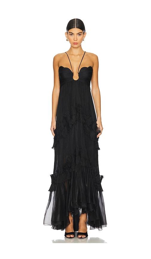 Maria Lucia Hohan Roxene Gown in Black by MARIA LUCIA HOHAN