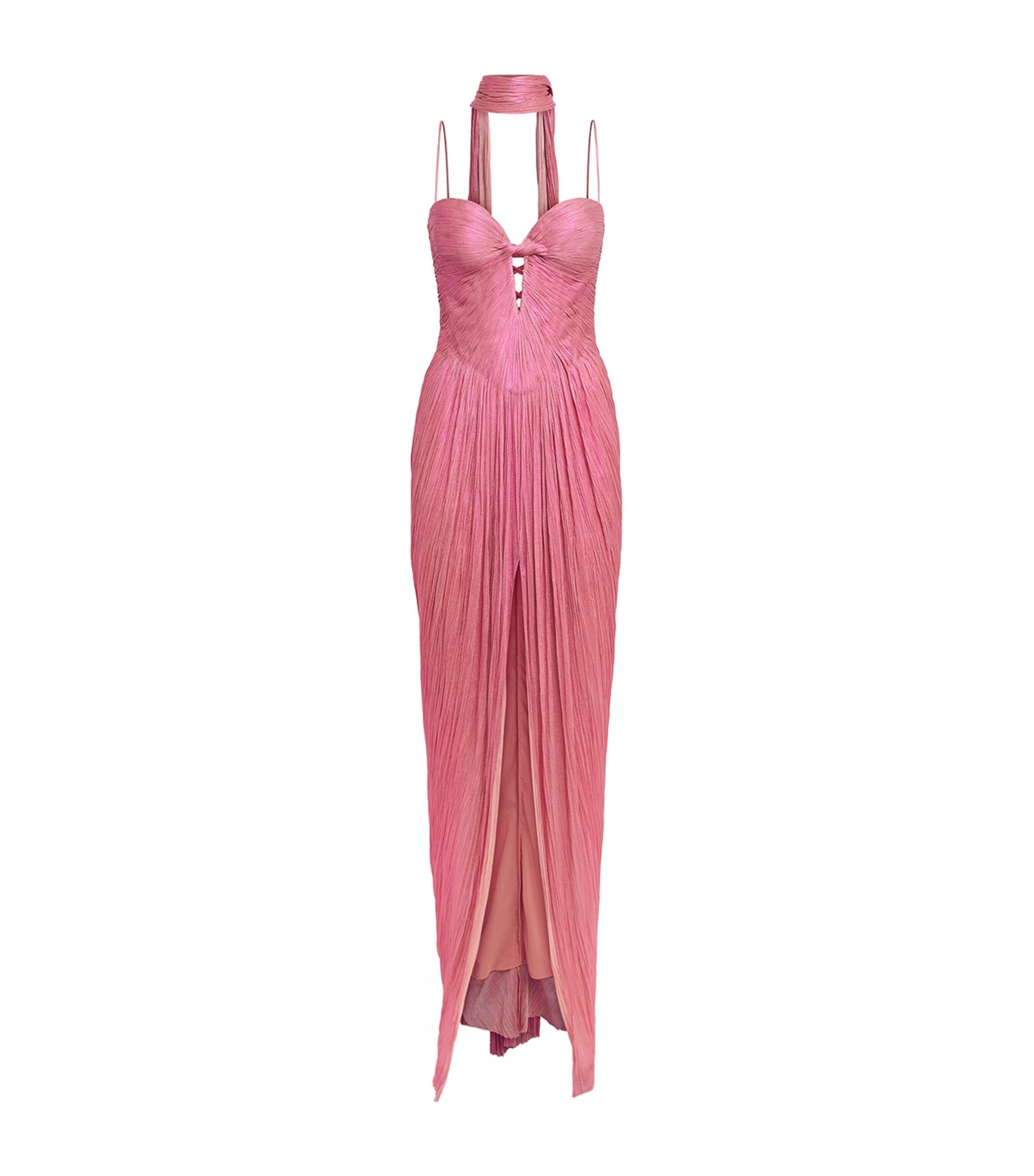 Maria Lucia Hohan Silk Cut-Out Tonia Maxi Dress by MARIA LUCIA HOHAN