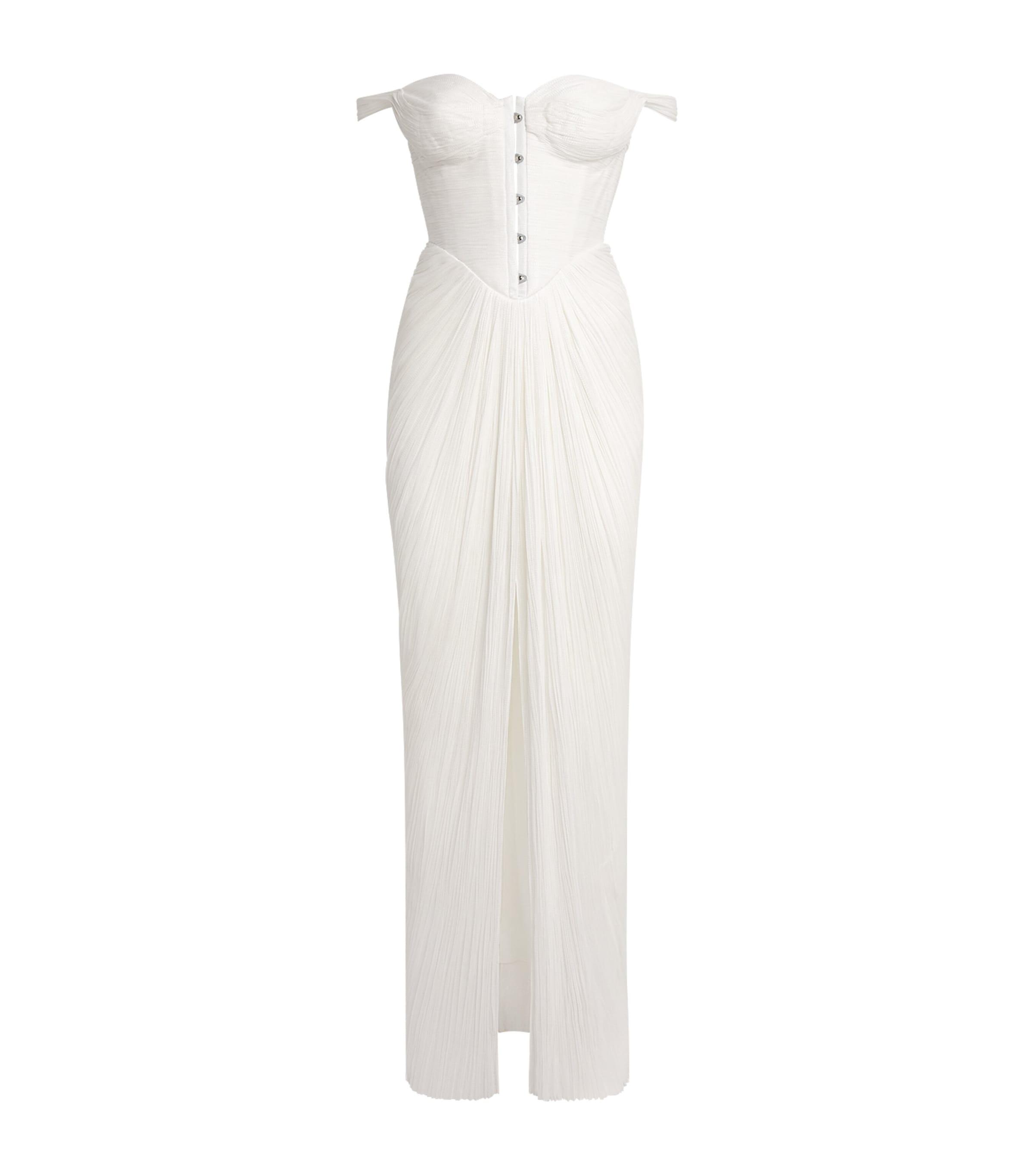 Maria Lucia Hohan Silk Pleated Susie Maxi Dress by MARIA LUCIA HOHAN