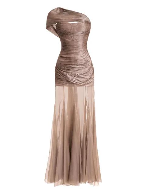 Marimar one-shoulder maxi dress by MARIA LUCIA HOHAN