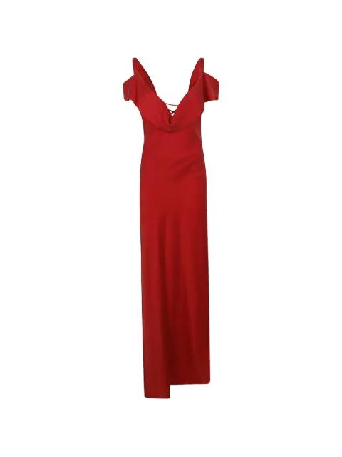 Tamara lace-up dress by MARIA LUCIA HOHAN