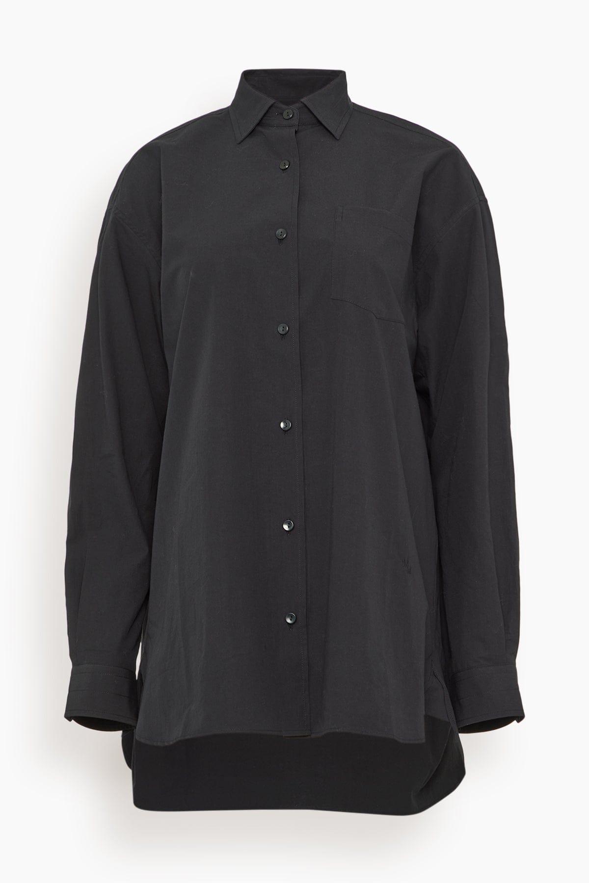 A-Line Tunic Shirt in Black by MARIA MC MANUS