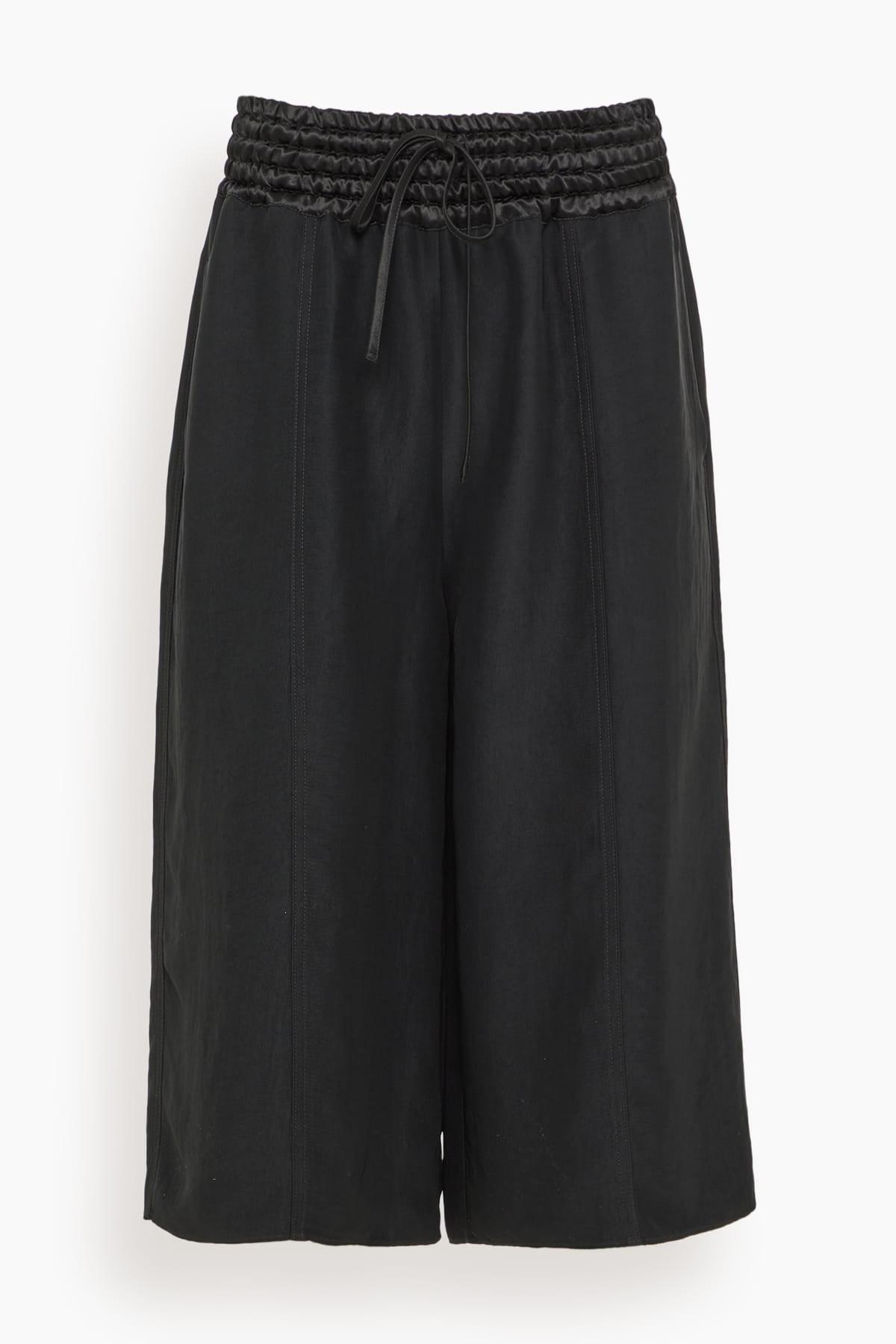 Basketball Culotte in Black by MARIA MC MANUS