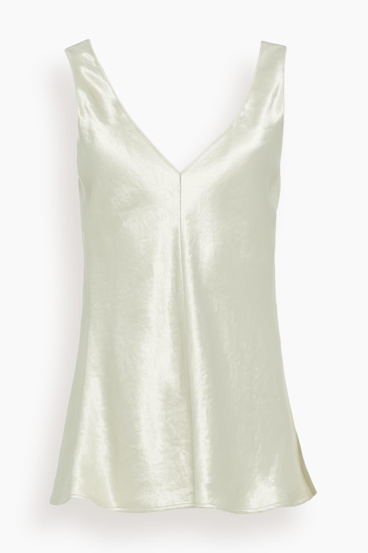 Deep V Tunic in Champagne by MARIA MC MANUS