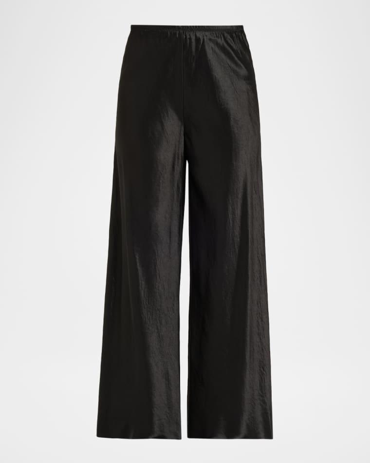 Bias-Cut Satin Trousers by MARIA MCMANUS