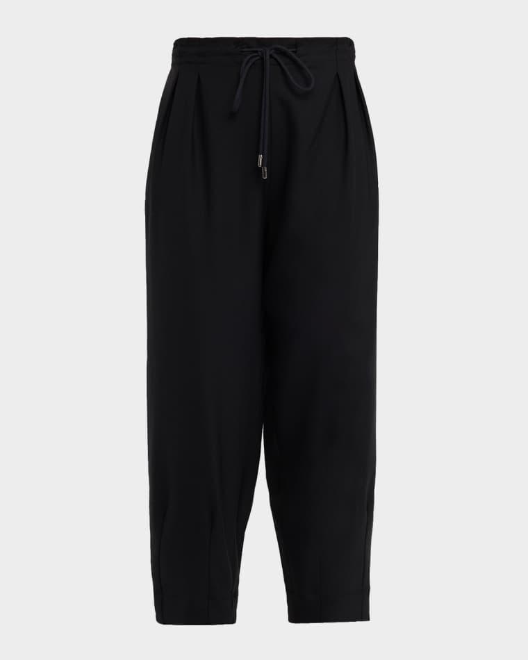 Drawstring Barrel-Leg Pants by MARIA MCMANUS