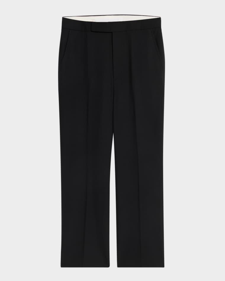 High-Rise Straight-Leg Crop Trousers by MARIA MCMANUS