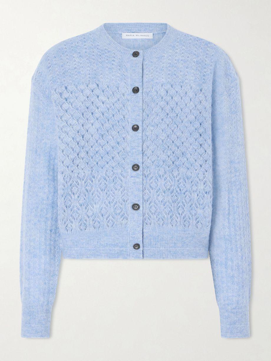 Pointelle-knit cardigan by MARIA MCMANUS