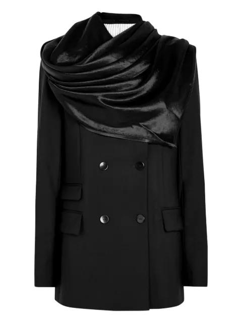 double-breasted cloak blazer by MARIA MCMANUS