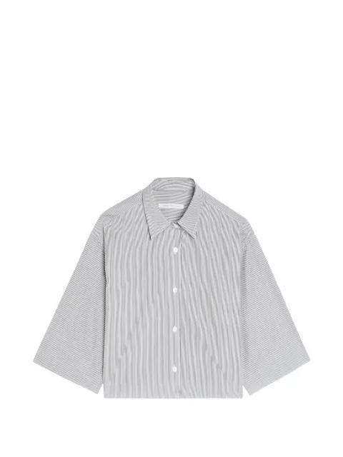 pinstripe-pattern cropped shirt by MARIA MCMANUS