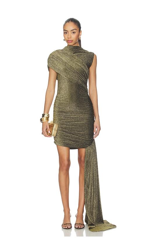 Mariandree Gaitan Aitana Dress in Green by MARIANDREE GAITAN