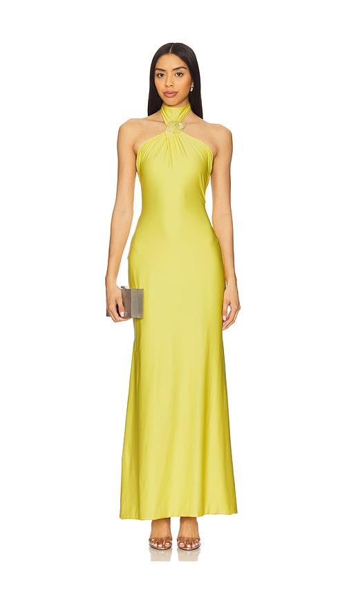 Mariandree Gaitan Daria Dress in Yellow by MARIANDREE GAITAN