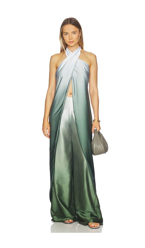Mariandree Gaitan Elisa Top in Green by MARIANDREE GAITAN