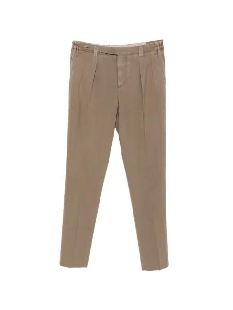 pleated-waistband trousers by MARIANI