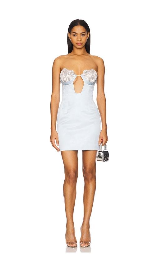 MARIANNA SENCHINA Mermaid Mini Dress in Blue by MARIANNA SENCHINA MARIANNA SENCHINA Mermaid Mini Dress in Blue by MARIANNA SENCHINA