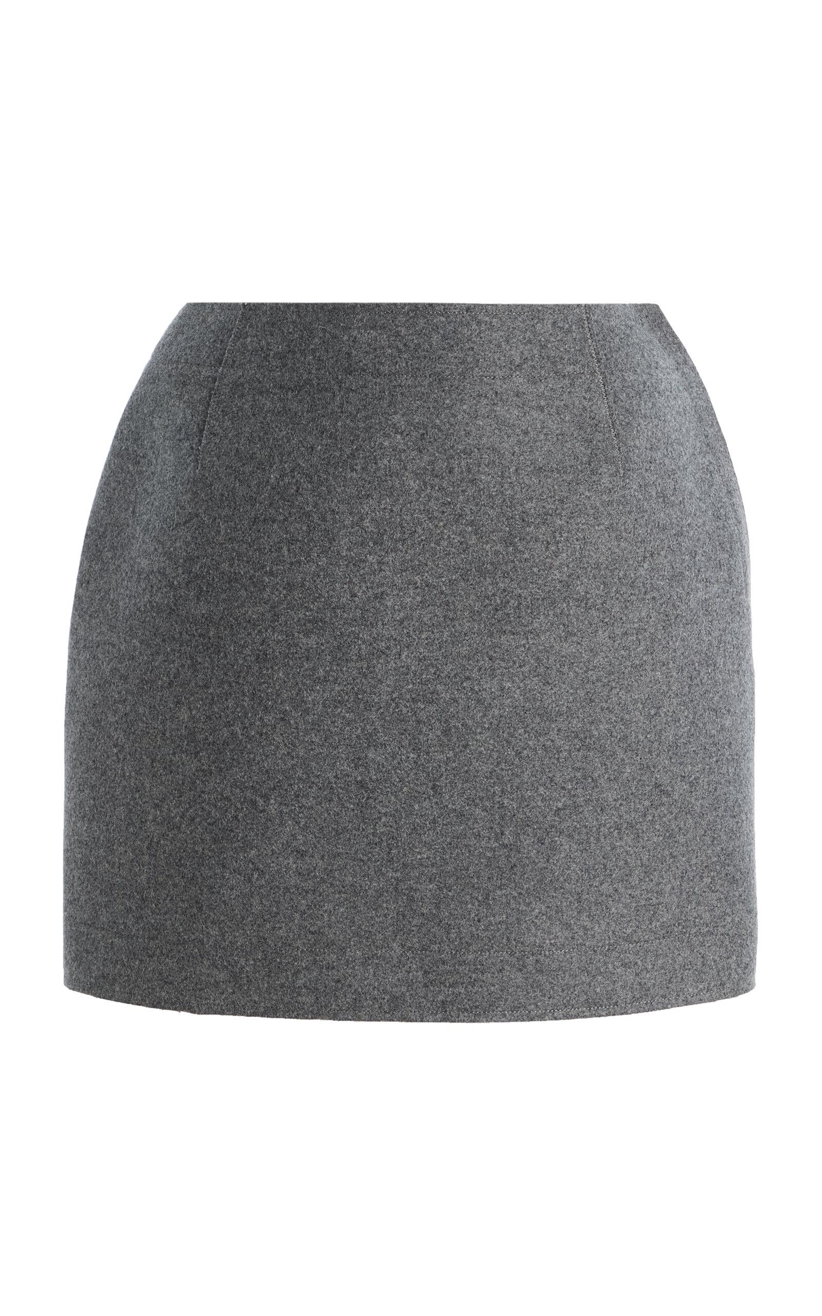 Marie Adam-Leenaerdt Base Wool Mini Skirt - Moda Operandi by MARIE ADAM-LEENAERDT