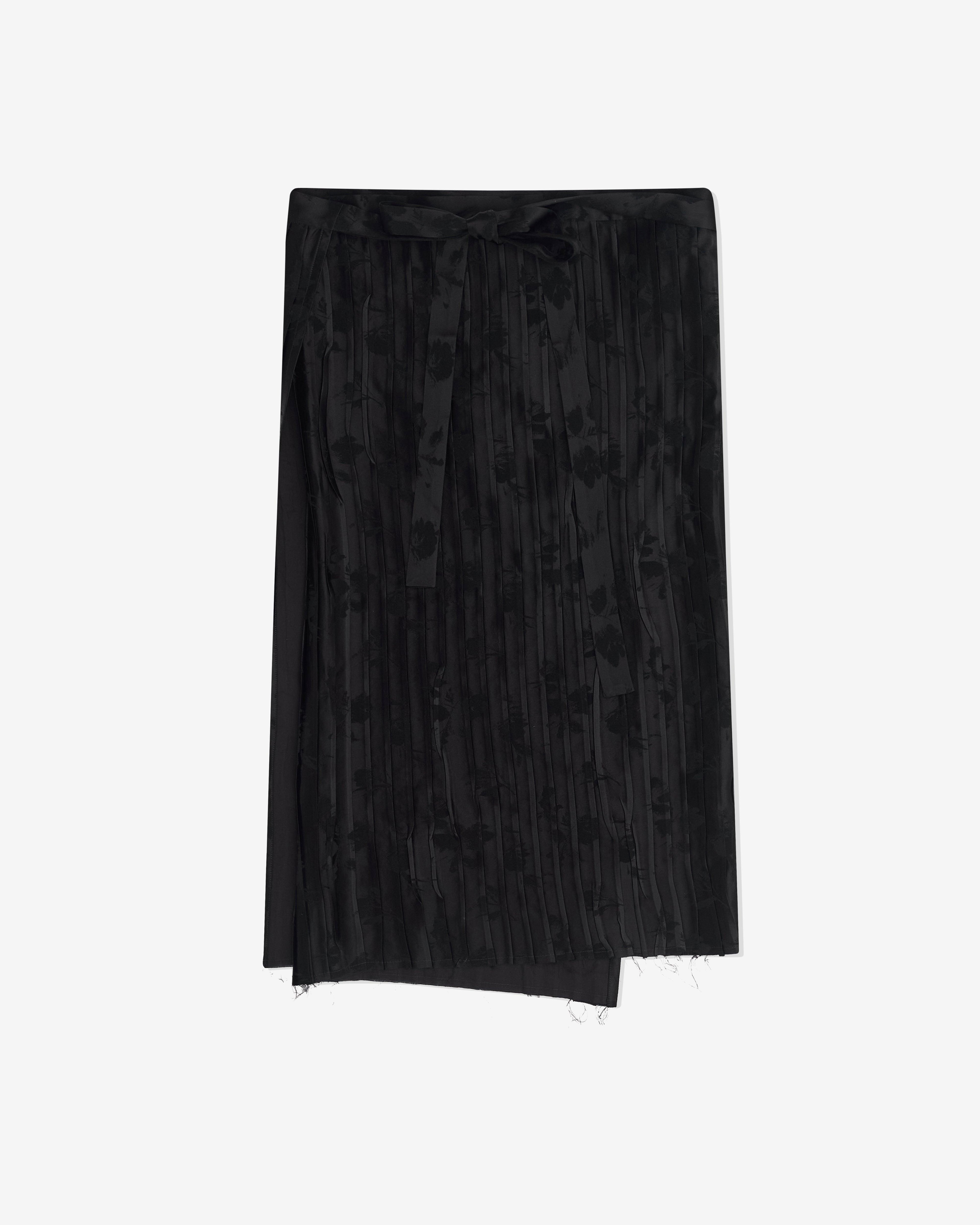 Marie Adam-Leenaerdt - Women’s Apron Flat Skirt - (Black) by MARIE ADAM-LEENAERDT