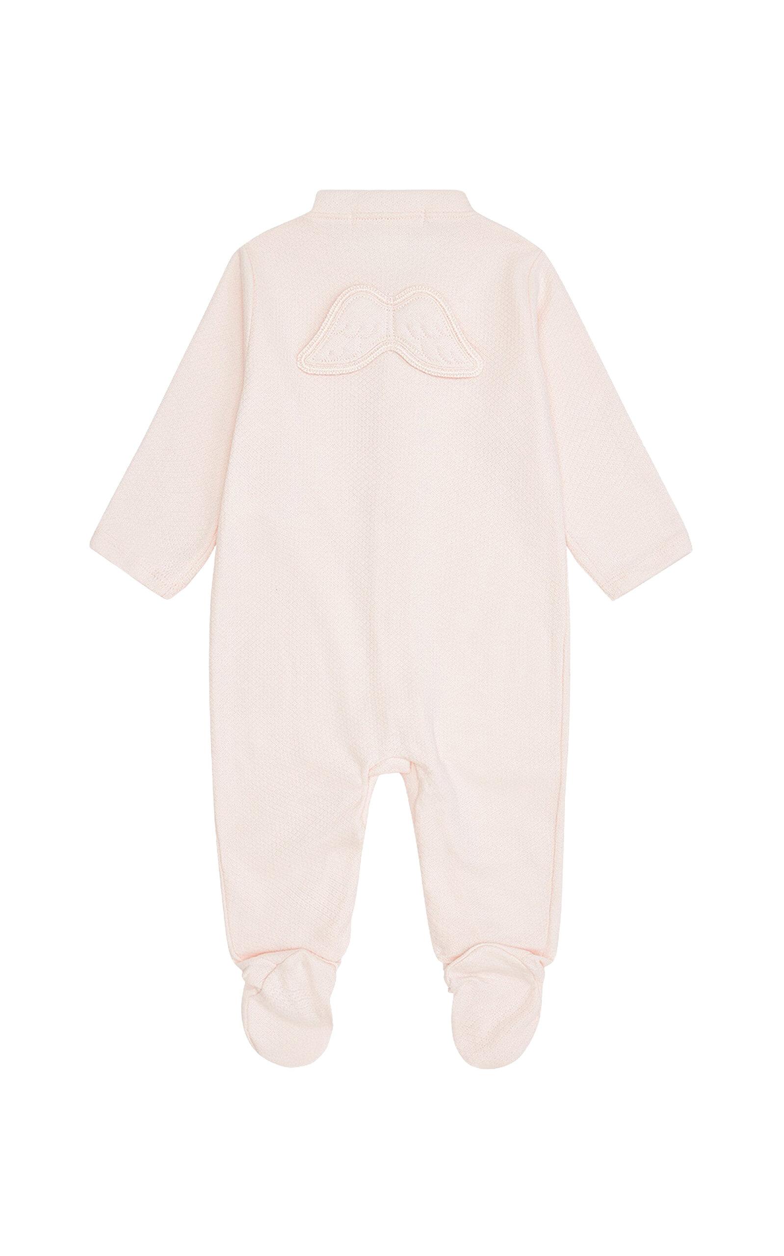 Marie-Chantal Angel Wing™ Infants' Pointelle-Knit Cotton Sleepsuit - Moda Operandi by MARIE-CHANTAL