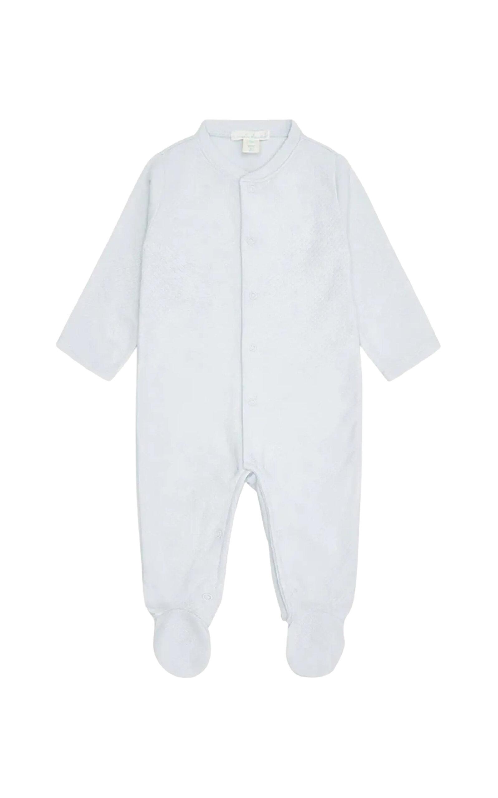 Marie-Chantal Angel Wing™ Infants' Pointelle-Knit Cotton Sleepsuit - Moda Operandi by MARIE-CHANTAL