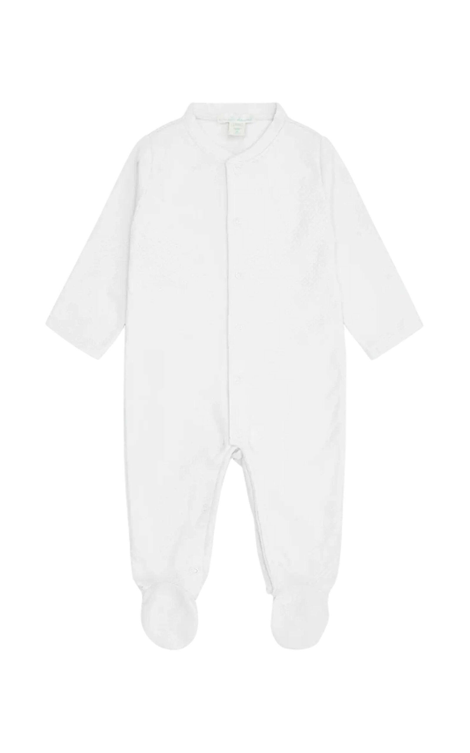 Marie-Chantal Angel Wing™ Infants' Pointelle-Knit Cotton Sleepsuit - Moda Operandi by MARIE-CHANTAL