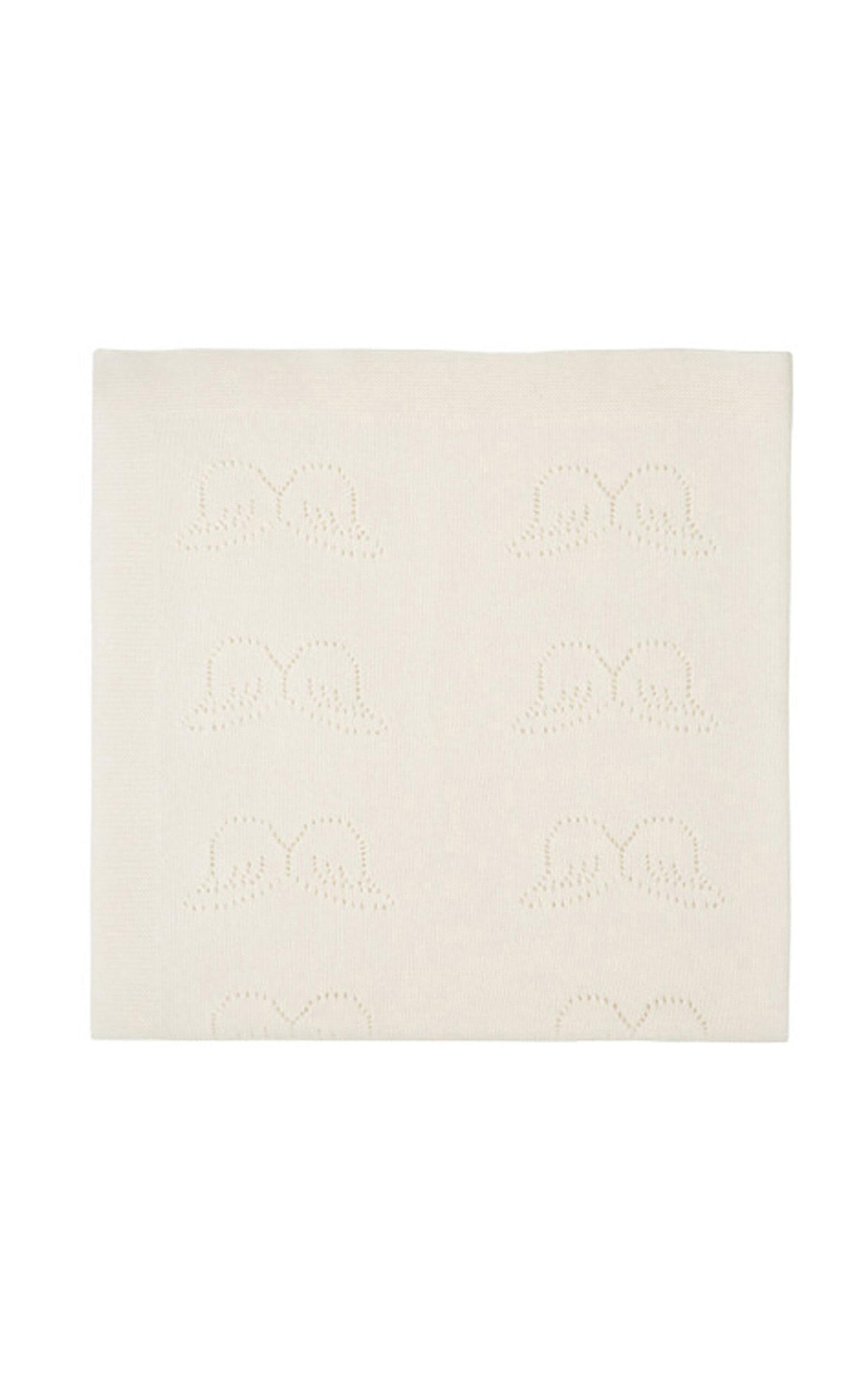 Marie-Chantal Angel Wing™ Pointelle Cashmere Blanket  - Moda Operandi by MARIE-CHANTAL