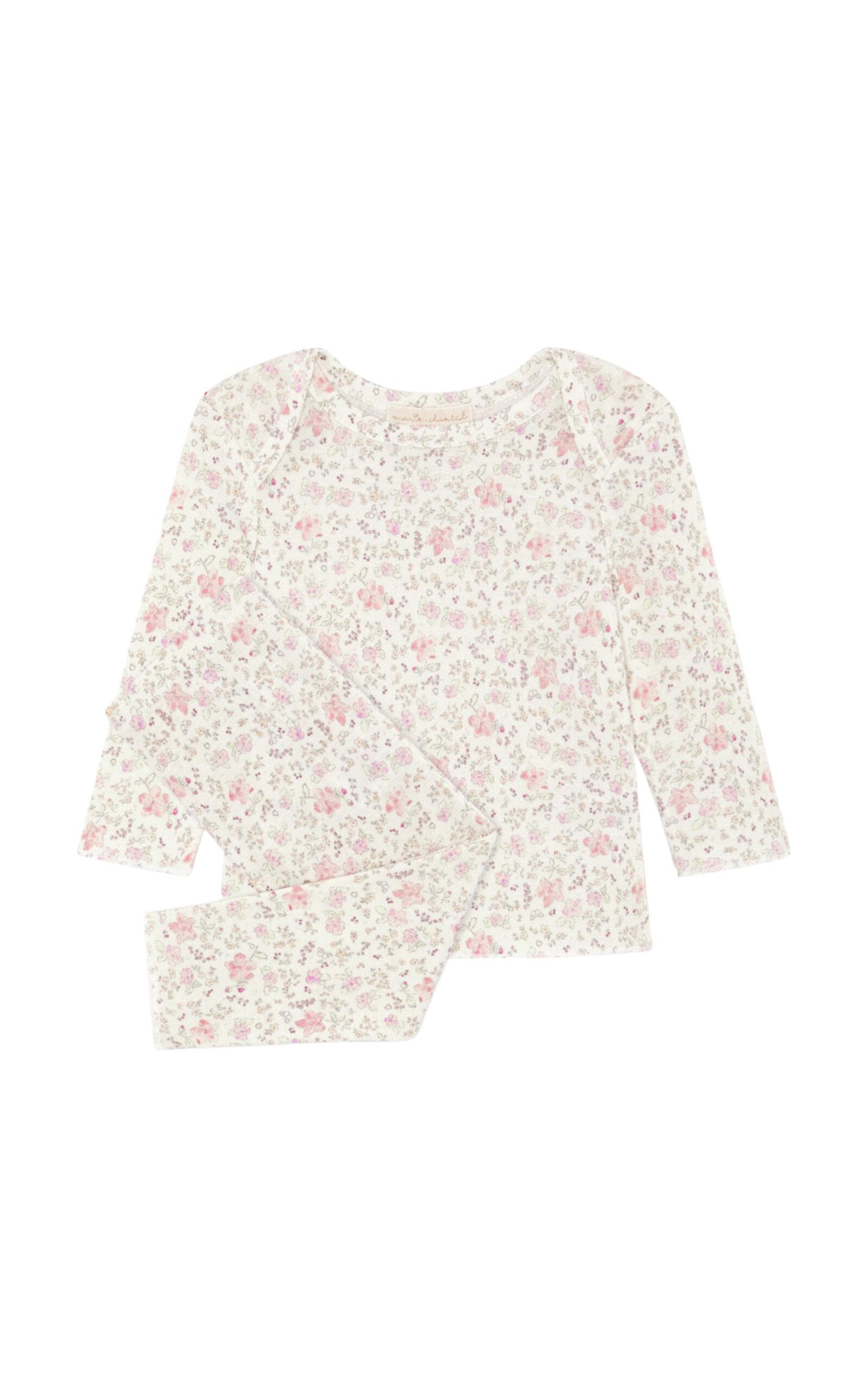 Marie-Chantal Infant Aluna Athena Pink Ribbed Cotton Two Piece Set - Moda Operandi by MARIE-CHANTAL