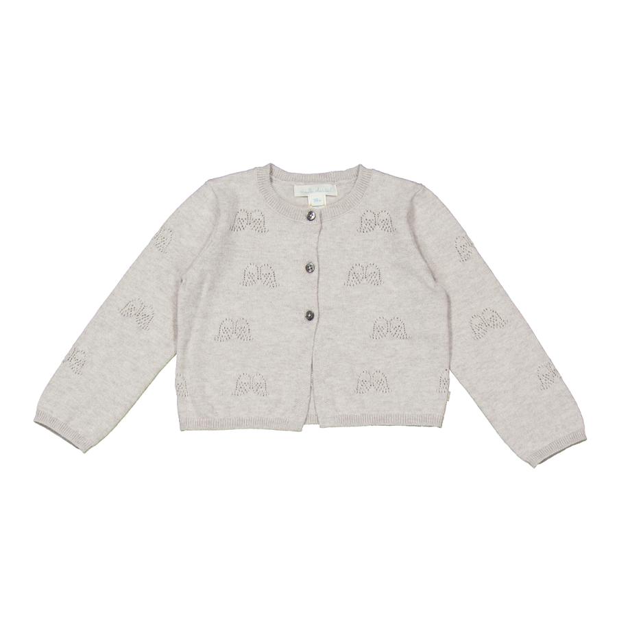 Marie Chantal Infant Pointelle Angel Wing Cardigan by MARIE CHANTAL