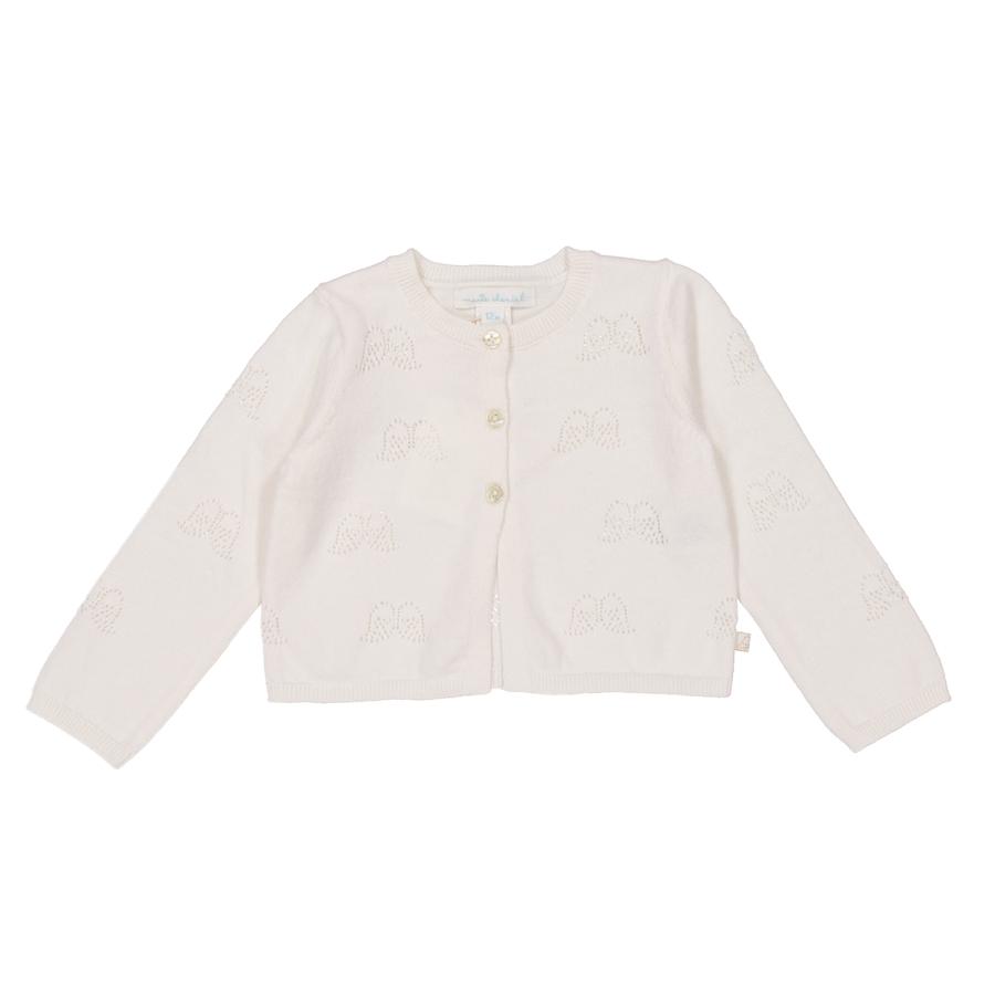 Marie Chantal Infant Pointelle Angel Wing Cardigan by MARIE CHANTAL