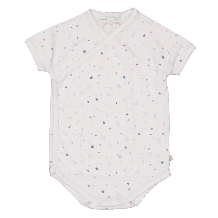 Marie Chantal Infant Star Crown Print Wrap Bodysuit by MARIE CHANTAL