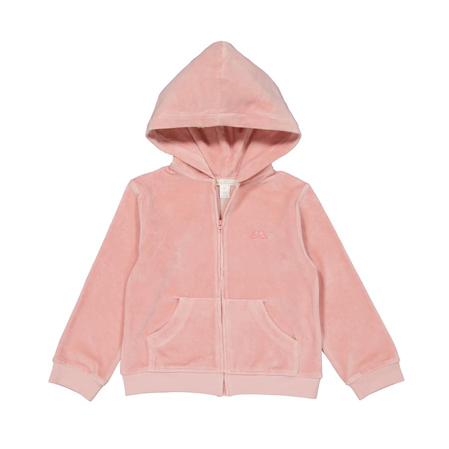 Marie Chantal Kids Angel Wing Velour Hoodie by MARIE CHANTAL