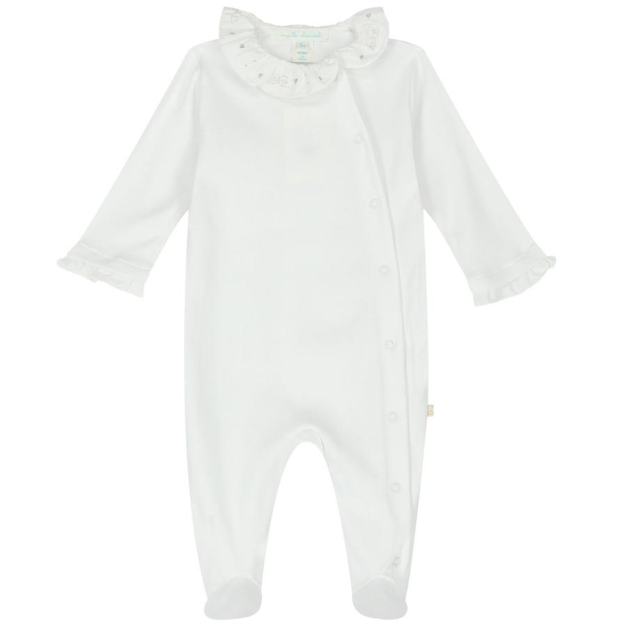 Marie-Chantal Ruffle-Neck Cotton Pajamas by MARIE CHANTAL