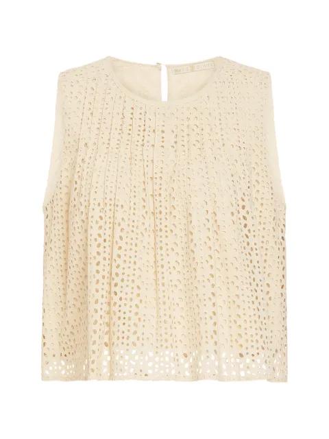 Eletta eyelet top by MARIE OLIVER