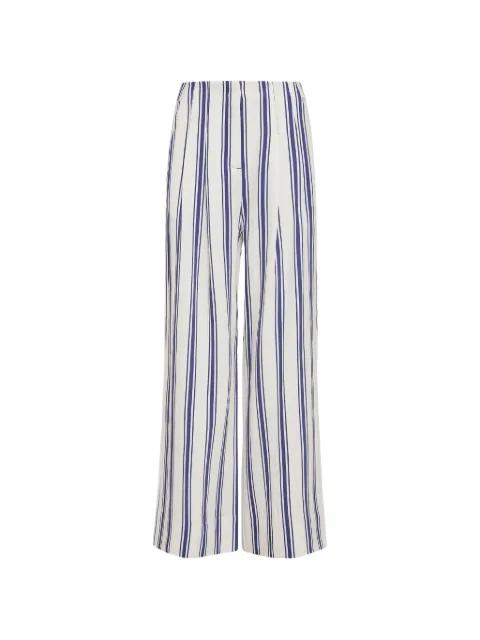Macbee sailor stripe trousers by MARIE OLIVER