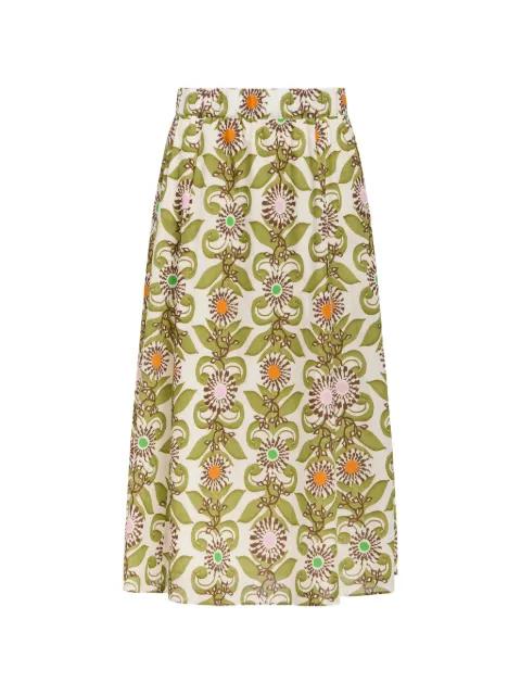 Sasha floral-print skirt by MARIE OLIVER