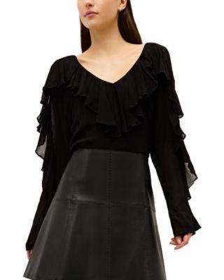 Trudy Ruffled Top by MARIE OLIVER