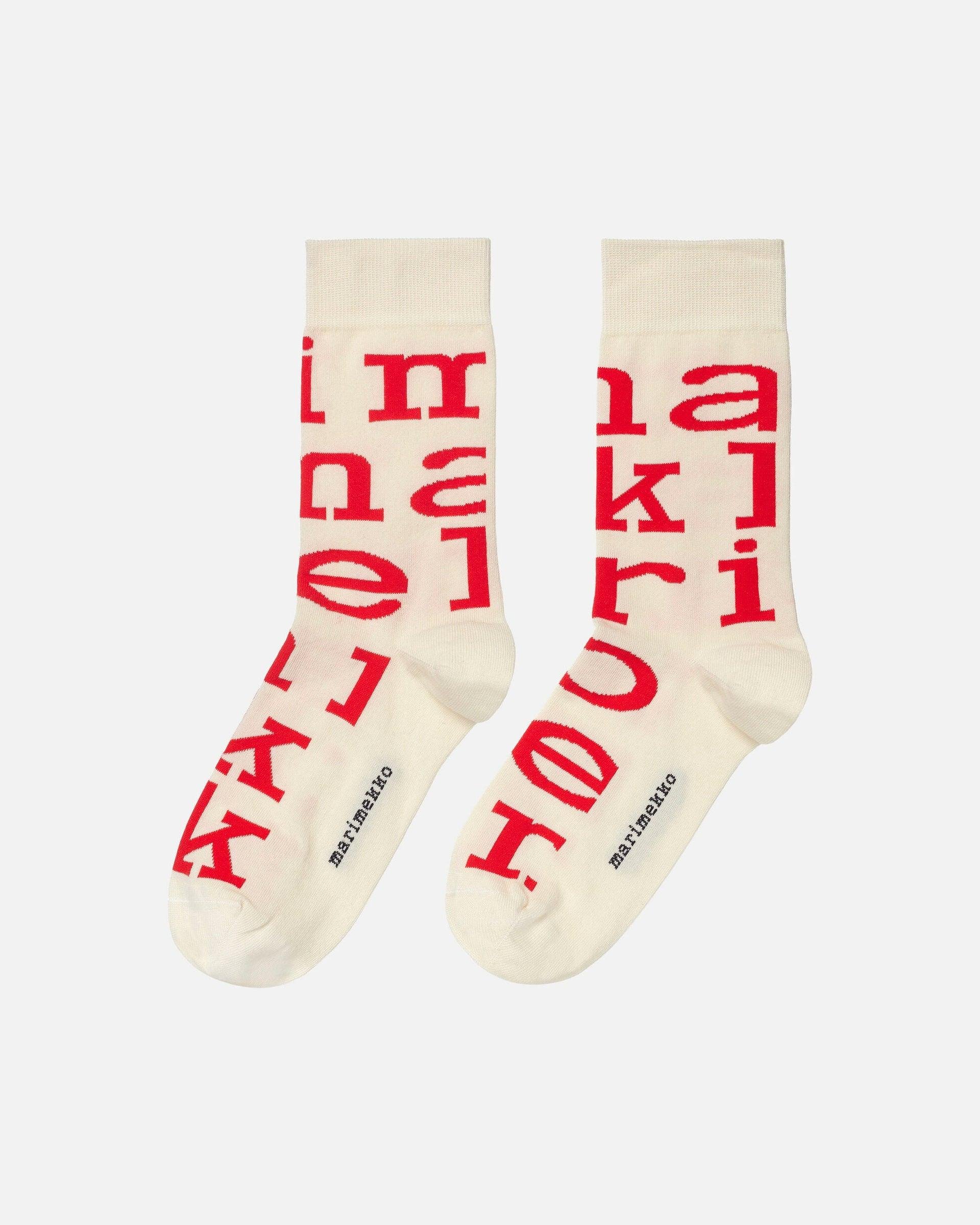 Kioski Kasvaa Iso Logo Socks by MARIMEKKO