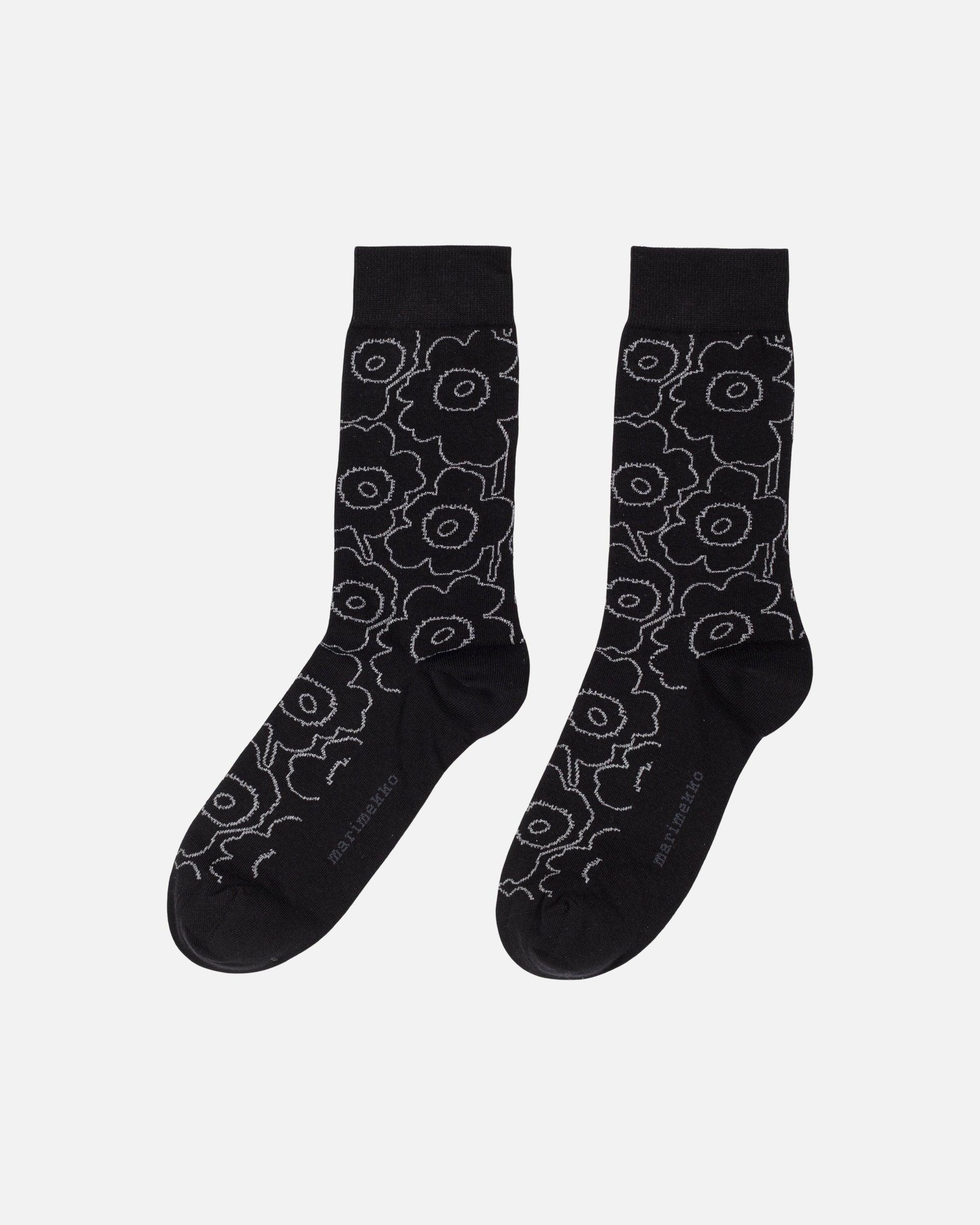 Kirmailla Piirto Outline Unikko Ankle Socks by MARIMEKKO